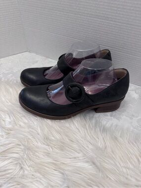 Dansko Brandy Mary Jane Comfort Shoe Orthopedic Black Leather 9.5-10 Size 40